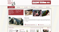 Desktop Screenshot of exetervethospital.com